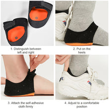 Load image into Gallery viewer, Heel Pad Sports Insole for Men and Women Heel Tendinitis Heel Pain Thickened Shock Absorption Heel Relief Heel Pad