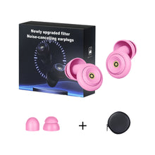 Load image into Gallery viewer, Silicone Sound Insulation Ear Plugs Motorcycle Noise Reduction Reusable Hearing Protection in Flexible Silicone for Sleep