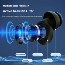 Load image into Gallery viewer, Silicone Sound Insulation Ear Plugs Motorcycle Noise Reduction Reusable Hearing Protection in Flexible Silicone for Sleep