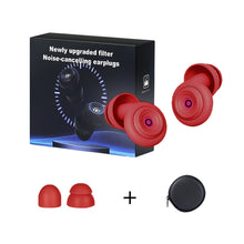 Load image into Gallery viewer, Silicone Sound Insulation Ear Plugs Motorcycle Noise Reduction Reusable Hearing Protection in Flexible Silicone for Sleep