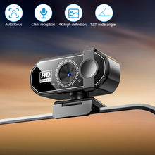 Load image into Gallery viewer, USB Plug & Play 1080P/2K/4K HD Webcam for Laptop & Desktop Auto-Focus Streaming Camera for Online Classes/Live Video