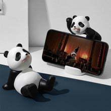 Load image into Gallery viewer, Universal Cute Panda Mobile Phone Holder Stand Modern Resin Sculpture Statue Home Office Desk Decoration
