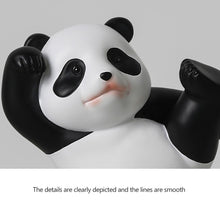 Load image into Gallery viewer, Universal Cute Panda Mobile Phone Holder Stand Modern Resin Sculpture Statue Home Office Desk Decoration