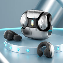 Load image into Gallery viewer, Bone Conduction Open Ear Clip Wireless Bluetooth 5.5 Headphones LED Breathing Light Noise Canceling Earbuds for Music