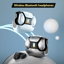 Load image into Gallery viewer, Bone Conduction Open Ear Clip Wireless Bluetooth 5.5 Headphones LED Breathing Light Noise Canceling Earbuds for Music