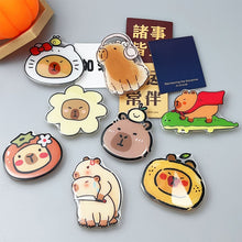 Load image into Gallery viewer, Japanese Korean Style INS Cartoon Cute Fun KAPIBARA Finger Air Bag Bracket for iPhone16 Popsockets Air Bag Griptok Grip Tok