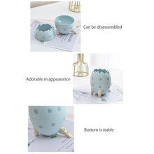 Load image into Gallery viewer, Cute Dinosaur Egg Detachable Pen Holder Organizer Pencil Pot Container Stationery Office Desktop Ornament Storage Box Kids Gift