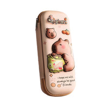 Load image into Gallery viewer, 3D Eva Capibara Pencil Case Cartoon Cute Large Capacity Stationery Bag Pencil Case for Students School Supply Stationery bag