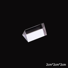 Load image into Gallery viewer, Triangular Prism Rainbow Prisma Crystal Glass Photographic Prisme Color Prisms Physics Children's Light Experiment