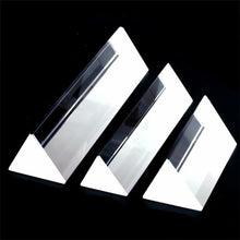 Load image into Gallery viewer, Triangular Prism Rainbow Prisma Crystal Glass Photographic Prisme Color Prisms Physics Children's Light Experiment