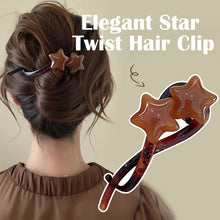 Load image into Gallery viewer, Elegant Star Twist Hair Clip for Women Non-Slip Updo Hair Claw Female Daily Sweet Hair Accessories Hair Crab Make Up Small Size Hair Clip Hair Pins