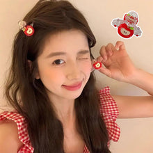 Load image into Gallery viewer, Cute Apple Series Hair Claw for Women Hair Clips Girls Sweet Barrettes Kawaii Hair Accessories Side Clips