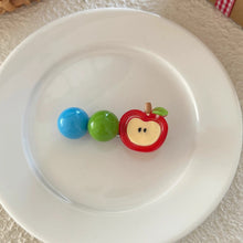 Load image into Gallery viewer, Cute Apple Series Hair Claw for Women Hair Clips Girls Sweet Barrettes Kawaii Hair Accessories Side Clips