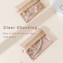 Load image into Gallery viewer, Jewelry Zipper Storage Pouch Earring Bracelet Necklace Organization Bag Traveling Jewelry Packaging Organizer