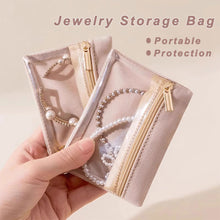 Load image into Gallery viewer, Jewelry Zipper Storage Pouch Earring Bracelet Necklace Organization Bag Traveling Jewelry Packaging Organizer
