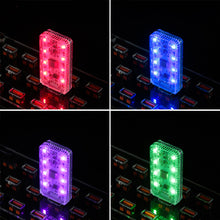 Load image into Gallery viewer, Touch Control USB Mini Night Light Rechargeable Car LED Ambient Lamp Magnetic Mount Reading Light Dimmable