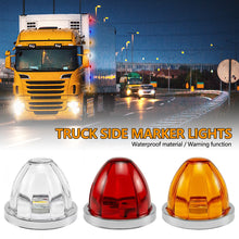 Load image into Gallery viewer, Truck Side Marker Lights 10-30V Cone-Shaped Clearance Lamps Waterproof Marine Signal & Underbody Lights LED Warning Indicators