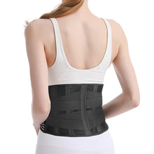 Load image into Gallery viewer, Nylon Waist Lower Back Brace Belt with 6 Stays Anti-skid Orthopedic Lumbar Support Breathable Waist Support for Gym Pain Relief