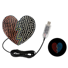 Load image into Gallery viewer, LED Heart Shape Decorative Lamps For Car Interiors Ambient Lighting Remote Control Neon Lights Interior Atmosphere Decor Light