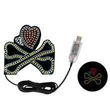 Load image into Gallery viewer, LED Heart Shape Decorative Lamps For Car Interiors Ambient Lighting Remote Control Neon Lights Interior Atmosphere Decor Light