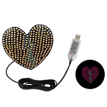Load image into Gallery viewer, LED Heart Shape Decorative Lamps For Car Interiors Ambient Lighting Remote Control Neon Lights Interior Atmosphere Decor Light