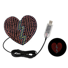 Load image into Gallery viewer, LED Heart Shape Decorative Lamps For Car Interiors Ambient Lighting Remote Control Neon Lights Interior Atmosphere Decor Light