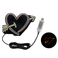 Load image into Gallery viewer, LED Heart Shape Decorative Lamps For Car Interiors Ambient Lighting Remote Control Neon Lights Interior Atmosphere Decor Light