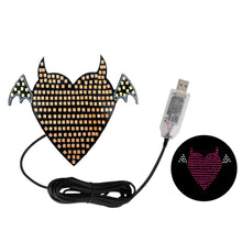 Load image into Gallery viewer, LED Heart Shape Decorative Lamps For Car Interiors Ambient Lighting Remote Control Neon Lights Interior Atmosphere Decor Light