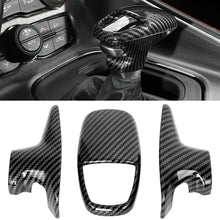 Load image into Gallery viewer, Car Gear Shift Knob Decoration Cover Gear Shift Handle Sticker Carbon Fiber For Dodge Charger/Challenger 2015+Durango 2018+