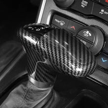Load image into Gallery viewer, Car Gear Shift Knob Decoration Cover Gear Shift Handle Sticker Carbon Fiber For Dodge Charger/Challenger 2015+Durango 2018+