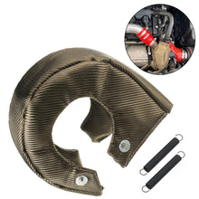Load image into Gallery viewer, Car Titanium Fiber T3 Turbo Cover Charger Protection Insulation Wrap Heat Shield High Temperature Blanket Motorcycle Accessorie