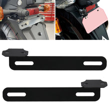 Load image into Gallery viewer, Motorcycle Rear Light Mount Bracket Holder Right Left for Video Camera Mounts License Plate Pressure Base Bracket Adapter