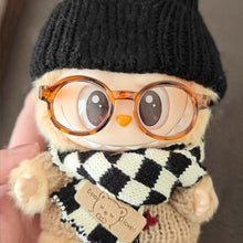 Load image into Gallery viewer, For Labubu Glasses 6.5cm Cute Plastic Glasses for 17cm Labubu 10cm Cotton Doll Dolls Toy Glasses Accessories
