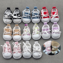 Load image into Gallery viewer, For LABUBU Canvas Shoes Suitable for 17cm Labubu 10cm Cotton Dolls Shoes Boots Casual Shoes Dolls Accessories DIY Doll Toys