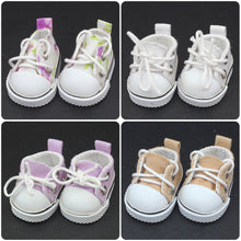 Load image into Gallery viewer, For LABUBU Canvas Shoes Suitable for 17cm Labubu 10cm Cotton Dolls Shoes Boots Casual Shoes Dolls Accessories DIY Doll Toys