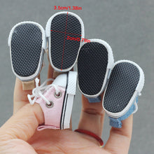 Load image into Gallery viewer, For LABUBU Canvas Shoes Suitable for 17cm Labubu 10cm Cotton Dolls Shoes Boots Casual Shoes Dolls Accessories DIY Doll Toys