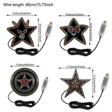 Load image into Gallery viewer, USB Car Window Lights LED Star Decorative Lights Creative Rear Window Ambient Lighting Car Interior Accessories