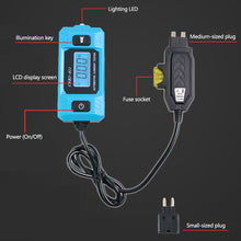 Load image into Gallery viewer, 12V/24V Car Current Tester Fuse Circuit Analyzer with Parasitic Drain Detection Vehicle Electrical System Diagnostic Tool
