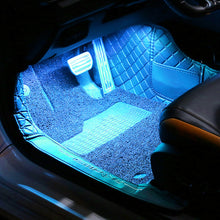 Load image into Gallery viewer, 4pcs/Set Car Ambient LED Light USB/Cigarette Lighter Powered Footwell Lights Interior Lighting DIY Atmosphere Decoration