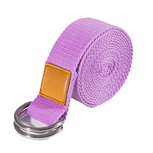 Load image into Gallery viewer, 1PC 1.8M*3.8CM Non-Elastic Yoga Resistance Band Yoga Auxiliary Stretching Rope With Loop Buckle Professional Yoga Supplies