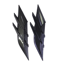 Load image into Gallery viewer, 2Pcs Car Rear Quarter Panel Louver Decals Side Window Vent Stickers 3D ABS Covers Car Exterior Accessories