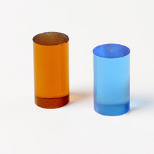 Load image into Gallery viewer, 1PC 1.5*2.9CM Transparent Colorful Pool Cue Ferrule Solid Plastic Ferrule for American and Snooker Cues Billiards Replacement Accessories