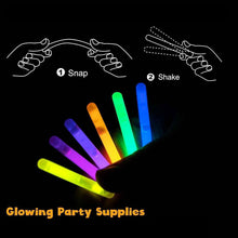Load image into Gallery viewer, 10PCS 1.5 Inch Professional Fishing Glow Sticks Super Bright Night Fishing Float Glow Sticks Fishing Accessories
