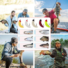 Load image into Gallery viewer, 1PC Propeller Grub Bait High Rotation Anti-Tangle Bread Worm Lure Soft Bait for Trout Tilapia Perch