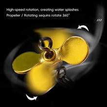 Load image into Gallery viewer, 1PC Propeller Grub Bait High Rotation Anti-Tangle Bread Worm Lure Soft Bait for Trout Tilapia Perch