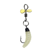 Load image into Gallery viewer, 1PC Propeller Grub Bait High Rotation Anti-Tangle Bread Worm Lure Soft Bait for Trout Tilapia Perch