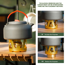 Load image into Gallery viewer, Portable Alcohol Stove With Storage Bag Multifunctional Picnic Stove For Boiling Water And Tea Outdoor Camping Equipment
