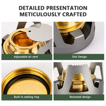 Load image into Gallery viewer, Portable Alcohol Stove With Storage Bag Multifunctional Picnic Stove For Boiling Water And Tea Outdoor Camping Equipment