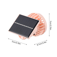Load image into Gallery viewer, Multi-Functional Clip-On Fan With USB Charging And Solar Power Portable Desktop Fan For Outdoor Mountain Climbing Travel