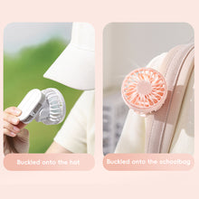 Load image into Gallery viewer, Multi-Functional Clip-On Fan With USB Charging And Solar Power Portable Desktop Fan For Outdoor Mountain Climbing Travel